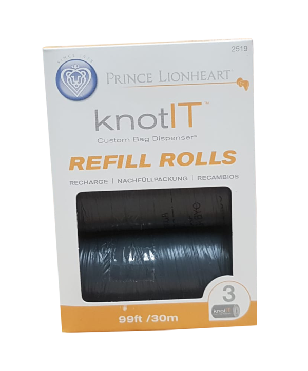 Knot It - Canister With 3 Pk Refill Rolls