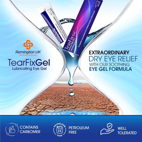 Dry Eye Relief with TearFix Gel. Soothing eye gel formula