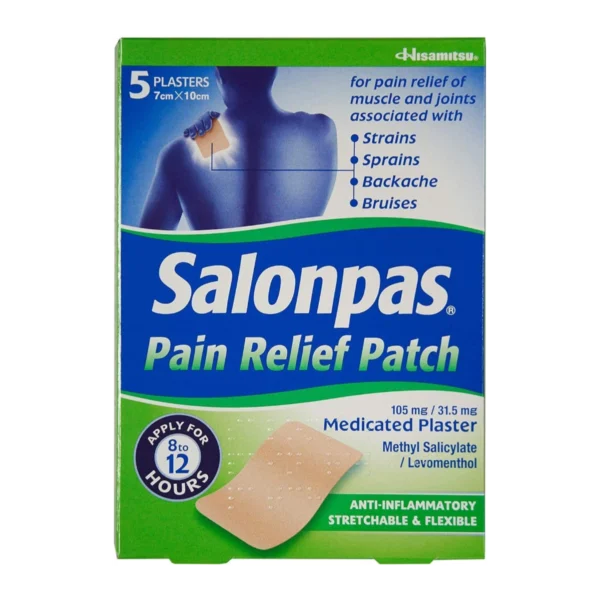 Salonpas Pain Relief Patch 5 Pack